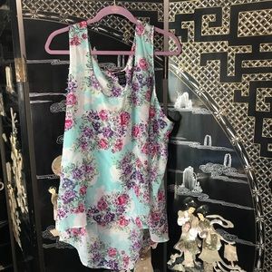 Torrid floral tank top 3X